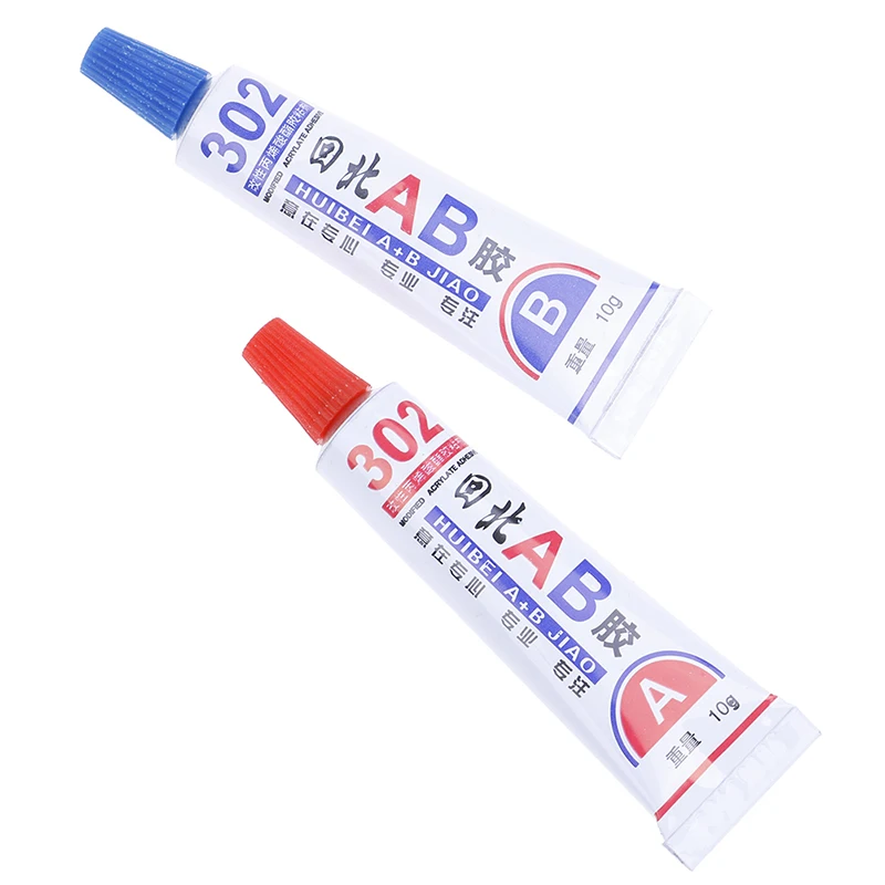 2Pcs Super Strong Epoxy Clear Glue Adhesive Resin Immediate Glue (A+B) Craft Resin Leather Rubber Adhesive