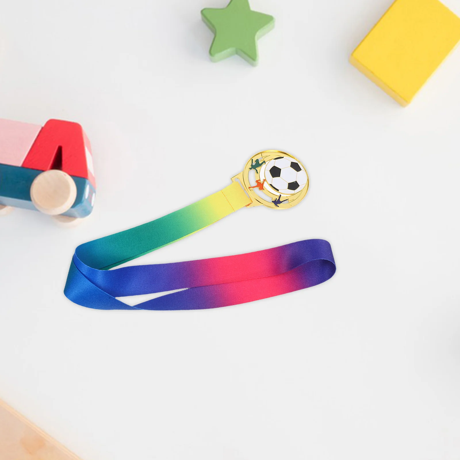 6 medaglie di calcio, design cavo, premio in metallo per bambini, giorno sportivo e giochi di società, premi di calcio, premi di calcio
