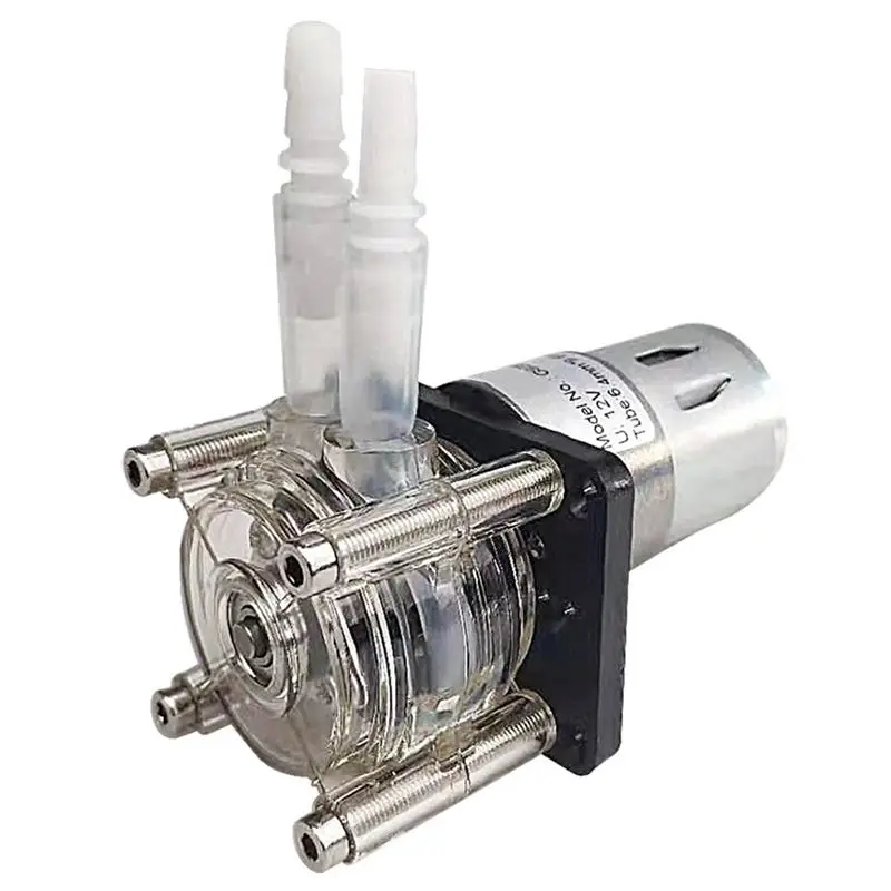 【BRAND NEW】500Ml/Min Lift=5M G928 Peristaltic Pump Easy to Install Peristaltic Pump Metering Pump Vacuum Pump Flat Type 24V A31F