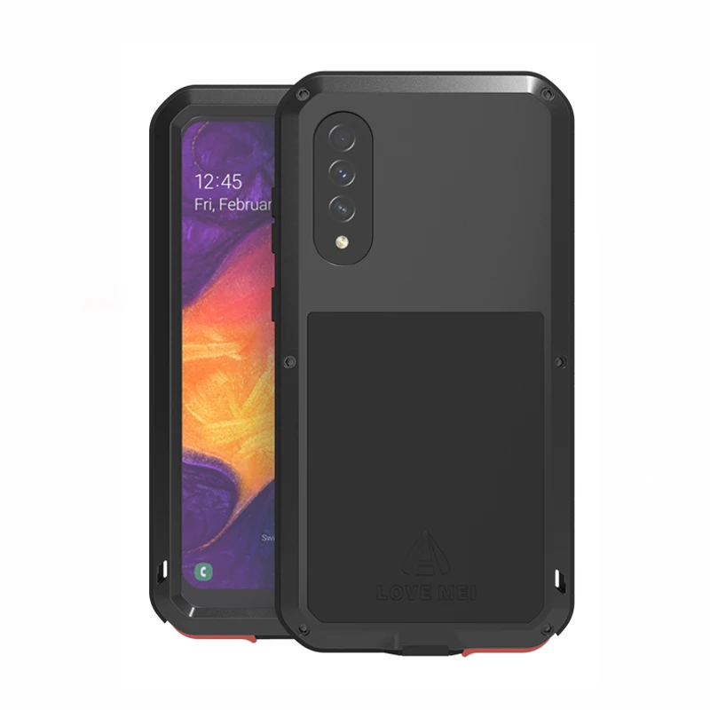 Love Mei Waterproof Case For Samsung Galaxy A70s Case Shockproof Metal Armor Cover For Galaxy A30 A20 A50s A70 A70s A40s Cases