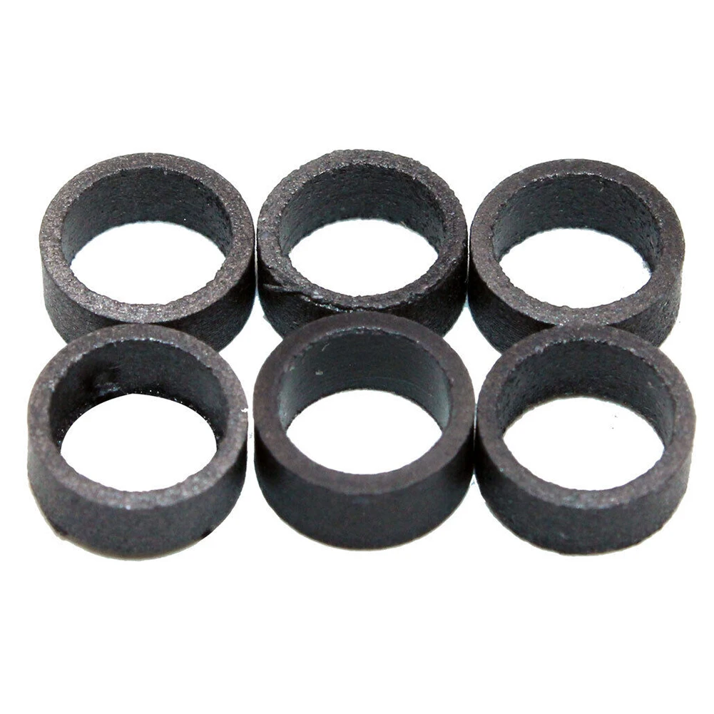 For BMW 6Pcs Fuel Injector Repair Seals for 135 335 535 550 650i 740i 750i X6 Compatible with N54 N63 S63 Engines