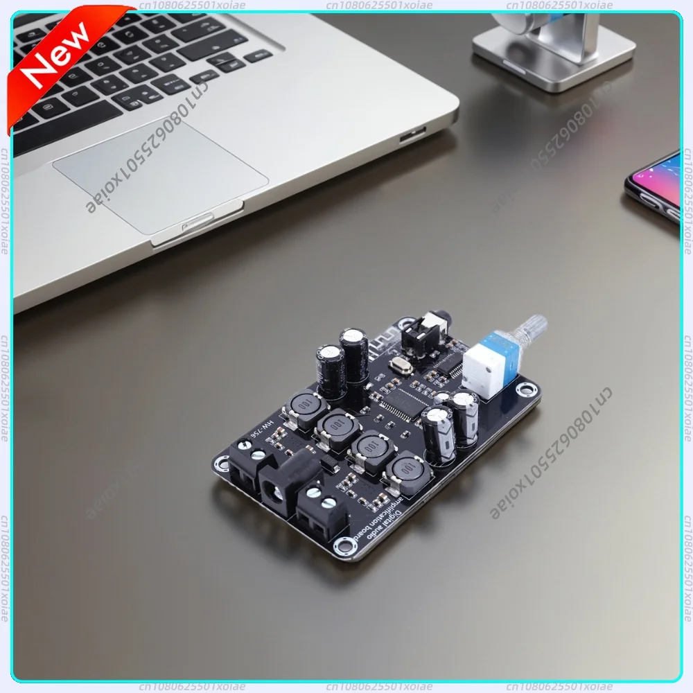 TPA3118D2 Dual Channel 2x50W Sound Audio Amplifier Board Bluetooth-Compatible 5.0 Digital Power Amplifier Board DC 12-24V