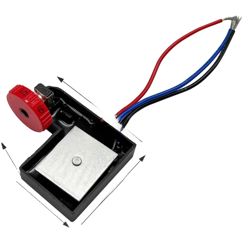 6-Speed Adjustable Controller for 180mm Polishing Tools ABS and Metal Construction Ensures Long-Term Operational Stability