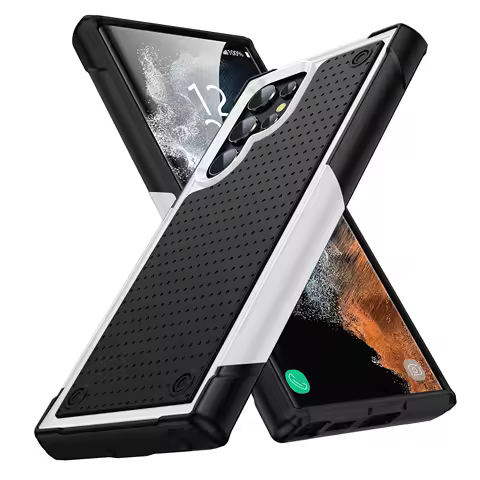 3 in 1 Armor Case For Samsung Galaxy S25 S23 S24 Ultra S22 Plus S21 FE A54 A14 A53 A73 A33 A13 A52 PC Silicon Shockproof Cover