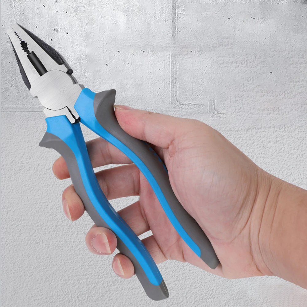 

8''/6” Electrician Pliers Diagonal Needle Nose Cutters Multipurpose Hardware Tools for wire cutting and routine maintenance