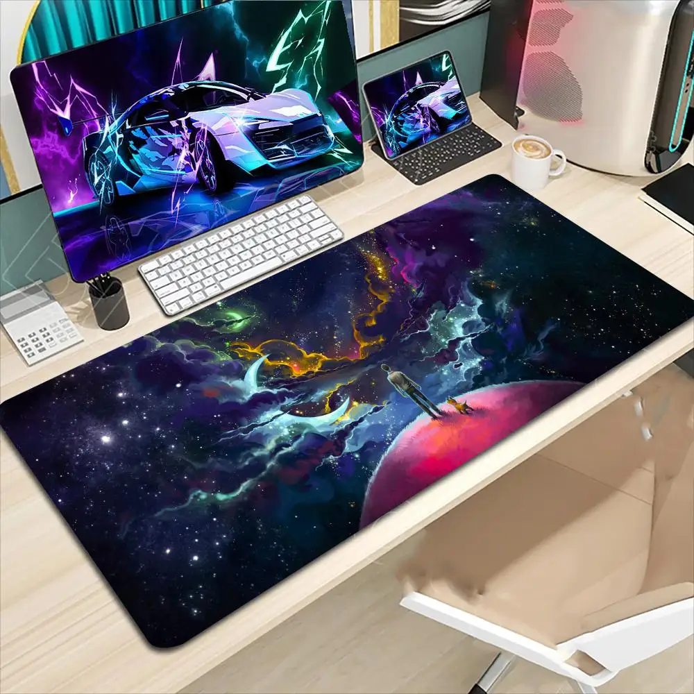 

Коврик для мыши, большой коврик для мыши, компьютерные офисные игровые настольные коврики, резиновые противоскользящие коврики для игровой клавиатуры, длинные настольные коврики 584