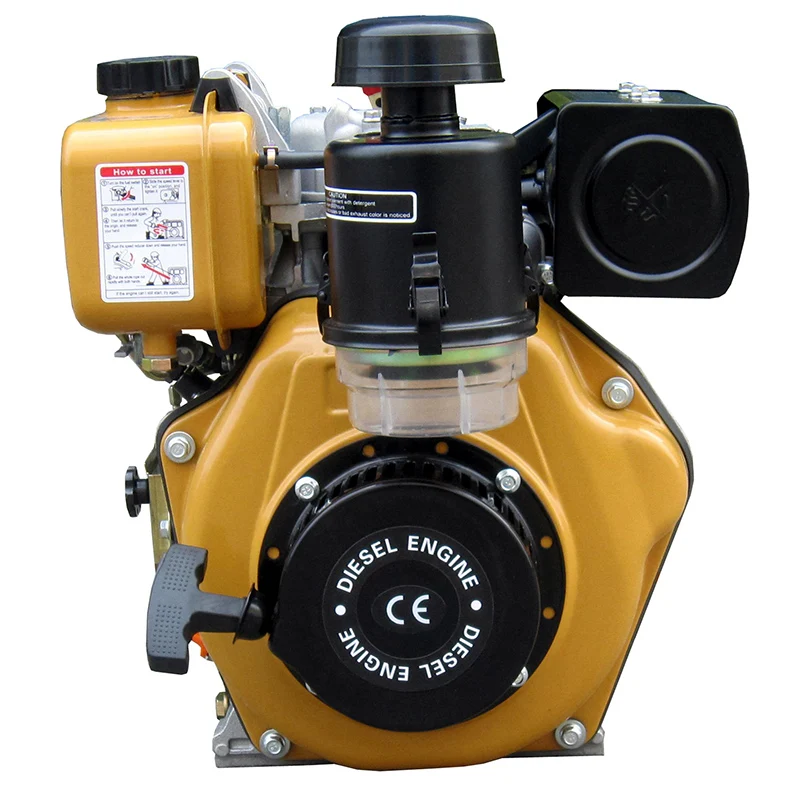 Single Cylinder 2.5kW HR170F Air-Cooled Robin Yellow Key Groove Shaft Euro 5