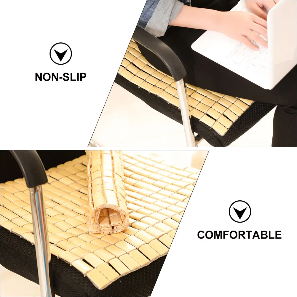 

Mahjong Mat Cushion Car Seat Pads Cushions Chair Cooling Drinks Bamboo Breathable Baby