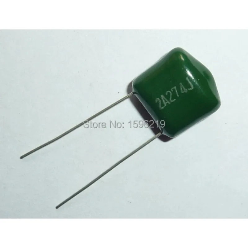 200pcs Mylar Film Capacitor 100V 2A274J 0.27uF 270nF 2A274 5% Polyester Film capacitor - Free Shipping