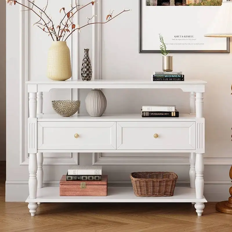 

Premium Beauty Console Table Luxury Nordic Living Room Entrance Hall Console Table Drawers Storage Wohnzimmer Tisch Furniture