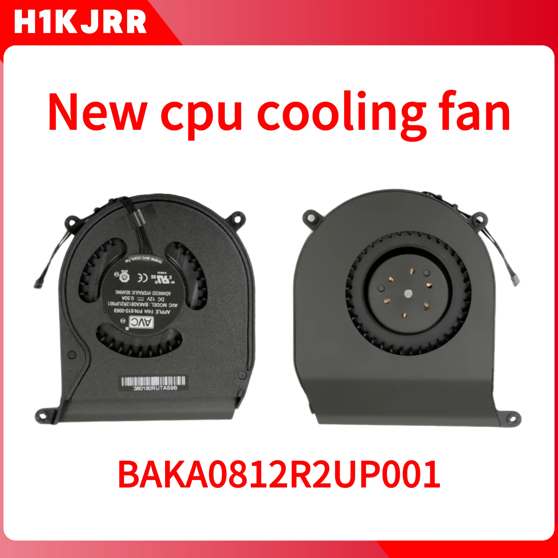 

New CPU Cooling Fan for Mac Mini A1347 (2010-2012) & PC | Compatible Models 270/438/936 MC815/MC816/387 | P/N 610-0069 | BAKA081