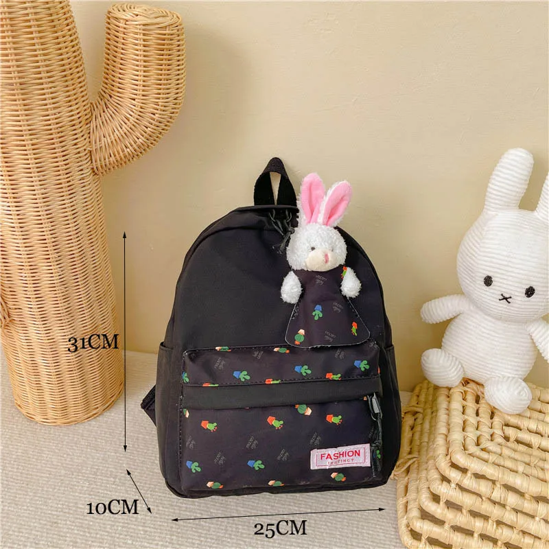 Mochila de animales de peluche de conejo para niños pequeños, juguetes para niños pequeños, Mini osos de peluche, mochila preescolar, regalo de cumpleaños