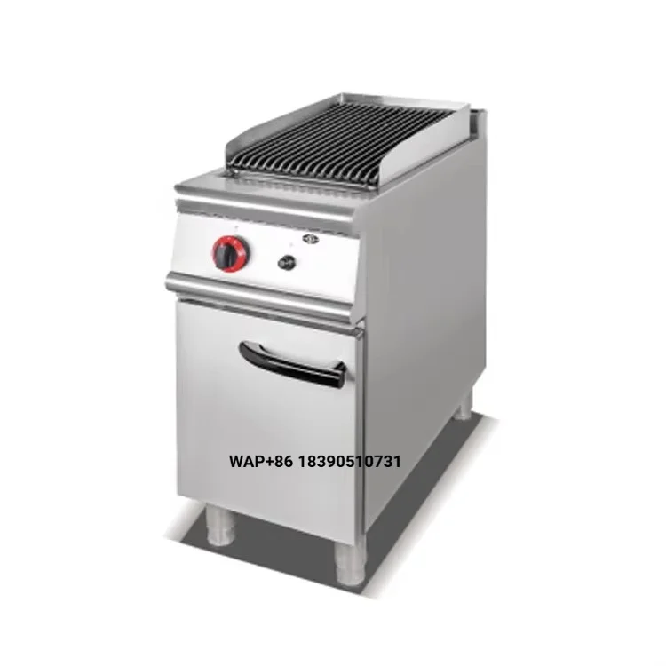 Hot Selling Stainless Steel Lava Rock Grill Griddle Free Standing Gas Griddle BBQ Grill for Restaurants and Hotels