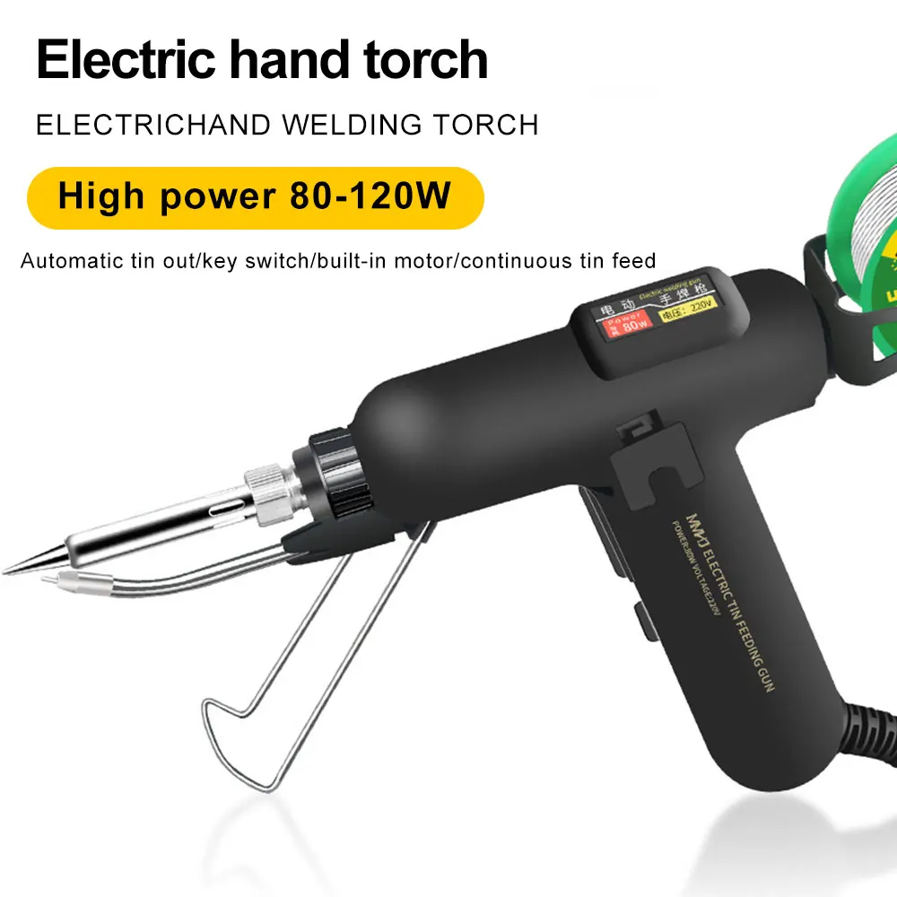 Hand-Held Internal Heating Electric Soldering Iron 60W 110V/220V US/EU Plug Automatically Send Tin Gun Welding Repair Tool