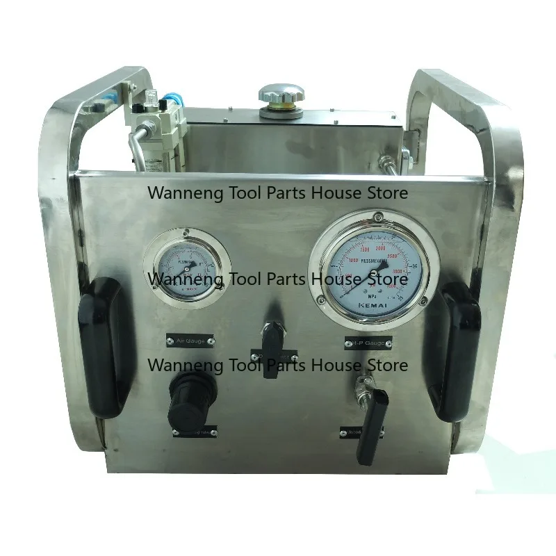 :US-AH Stainless Steel Frame  Pneumatic Hydro test Pump  Unit for  Liquid Pressure Testing