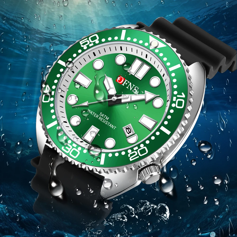 ساعات رجالي فاخرة من الفولاذ المقاوم للصدأ للرجال ساعة كوارتز مقاومة للماء بتقويم مضيء تصميم باجاني ساعات يد رجالية Reloj Mujer