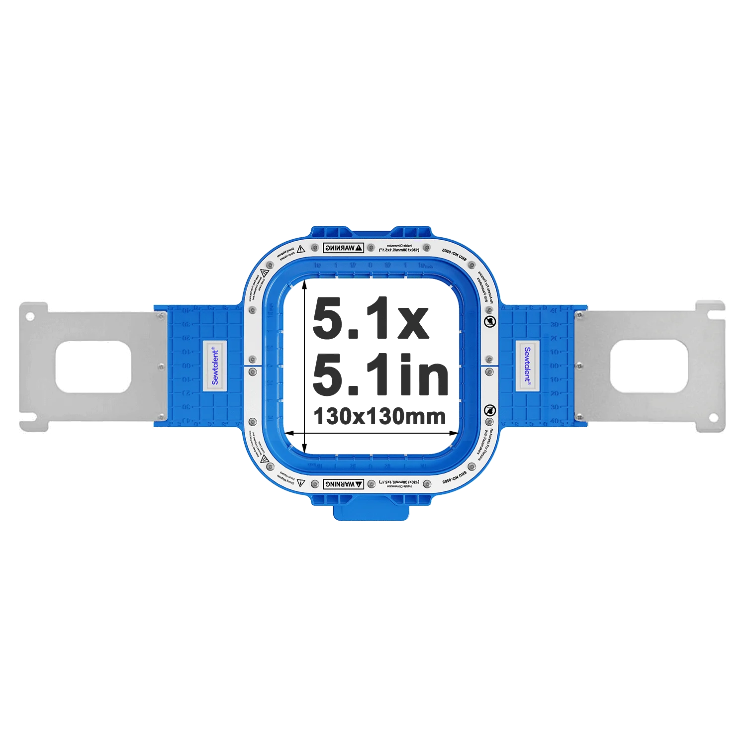 Brother VR PRS100 PR1X PR620 PR650 PR655 PR670E PR680W PR1000E PR1050X PR1055X PR1060W met Sewtalent Mighty hoop Magnetische hoepel