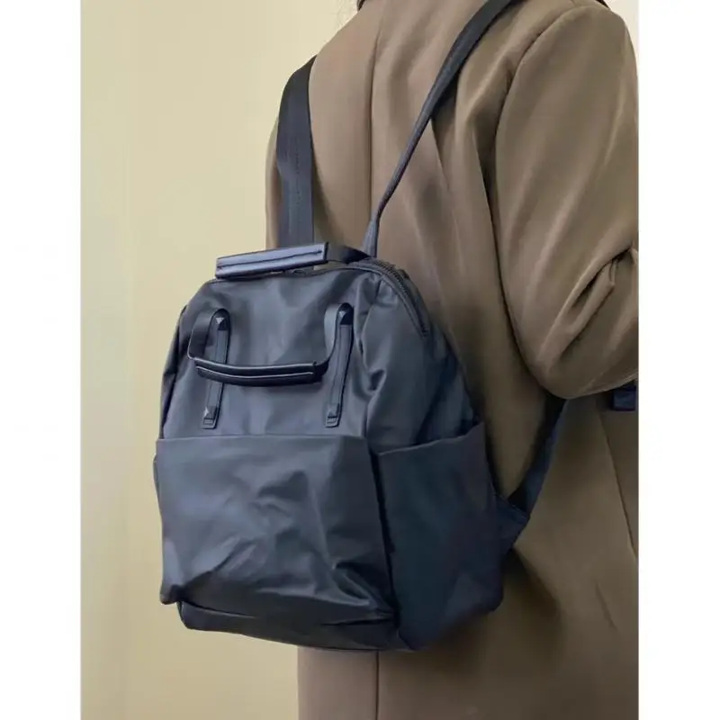 Waterproof Nylon Cloth Backpack New Travel Backpack Fashionable All-match Portable Lightweight Commuter Schoolbag for Women