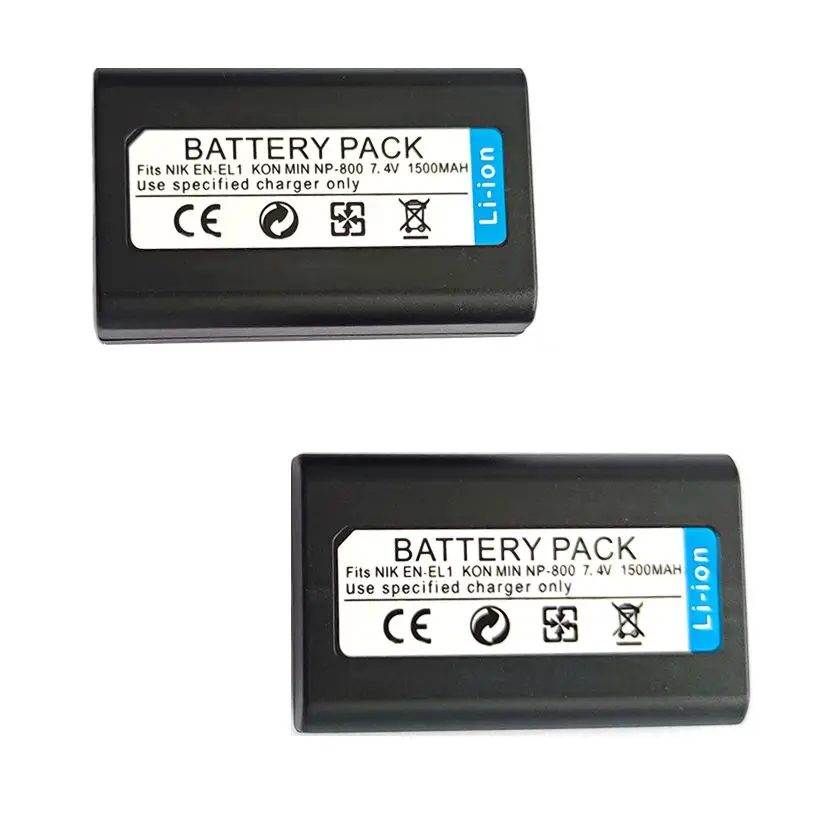 EN-EL1 ENEL1 Battery for Niko Coolpix 500, 775, 880, 885, 990, 995, 4300, 4500, 4800, 5000, 5400, 5700, 8700 1500mAh 7.4V