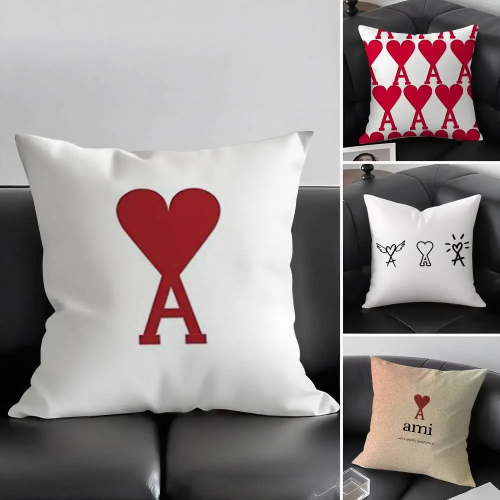 

Fashion Luxury A-AMiS Pillow Case Short Plush Double-sided Printing Home Machine Washable in Winter Cushion Cover