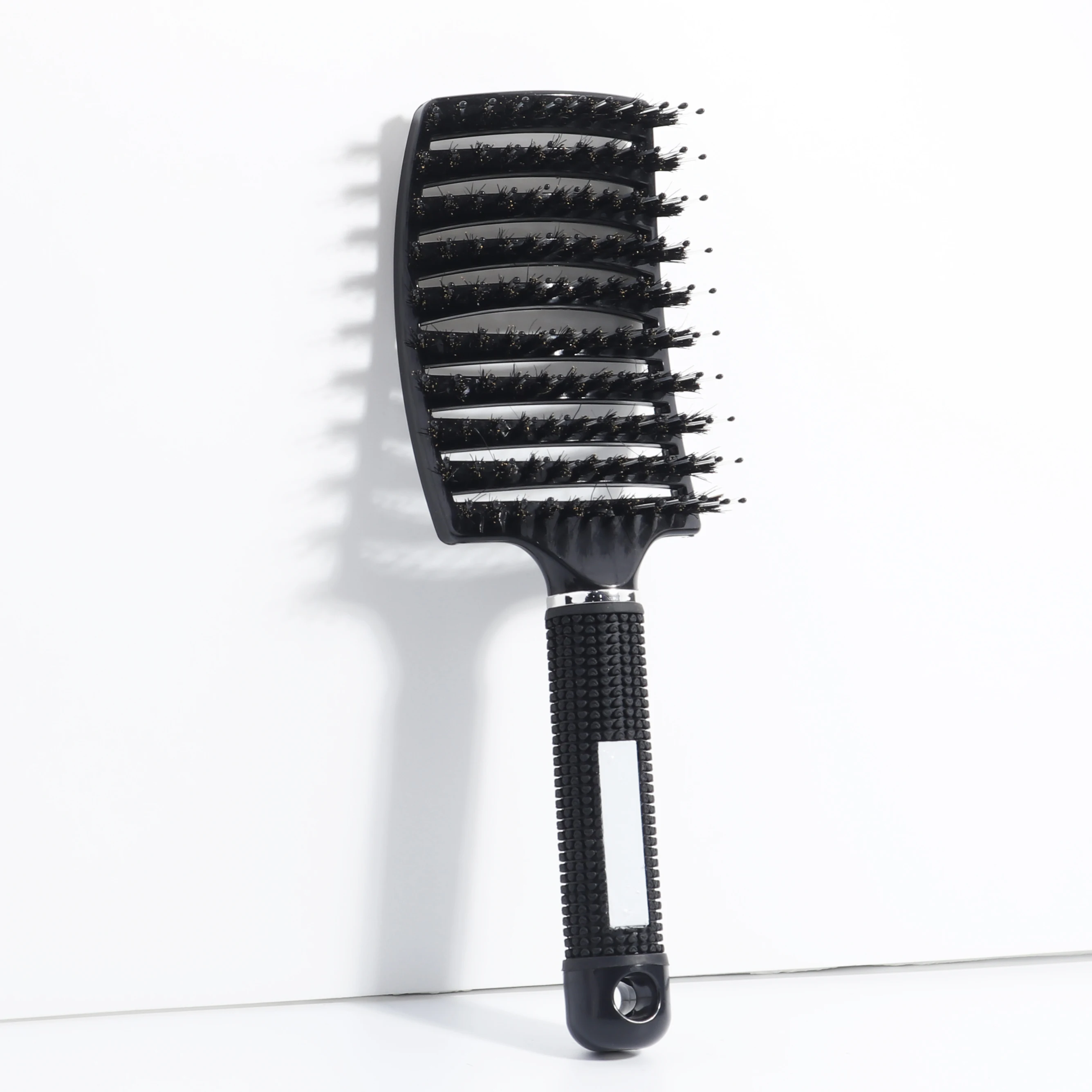 Uitgeholde haarkam Hoofdhuidmassage Haarborstel Styling Kappersaccessoires voor alle haartypes - voor dames, heren