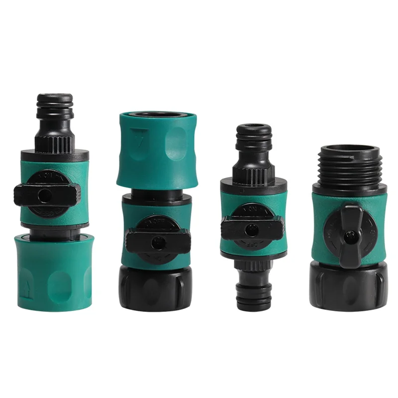 AA86 Accessori per tubi dell'acqua dell'acqua per autolavaggio Valvola per tubi dell'acqua Nipplo bidirezionale con connettore della valvola