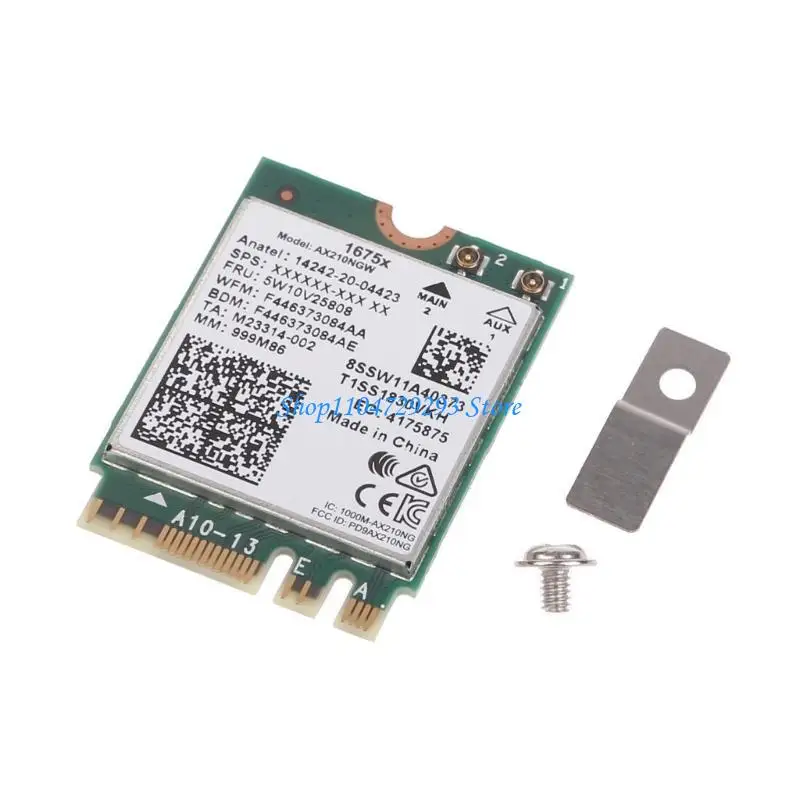 

Y2GD Killer 1675X AX210 5374MBPS WIFI 6E Адаптер 5.2 Band беспроводная карта M.2 поддержка NGFF Win10/Win11 для