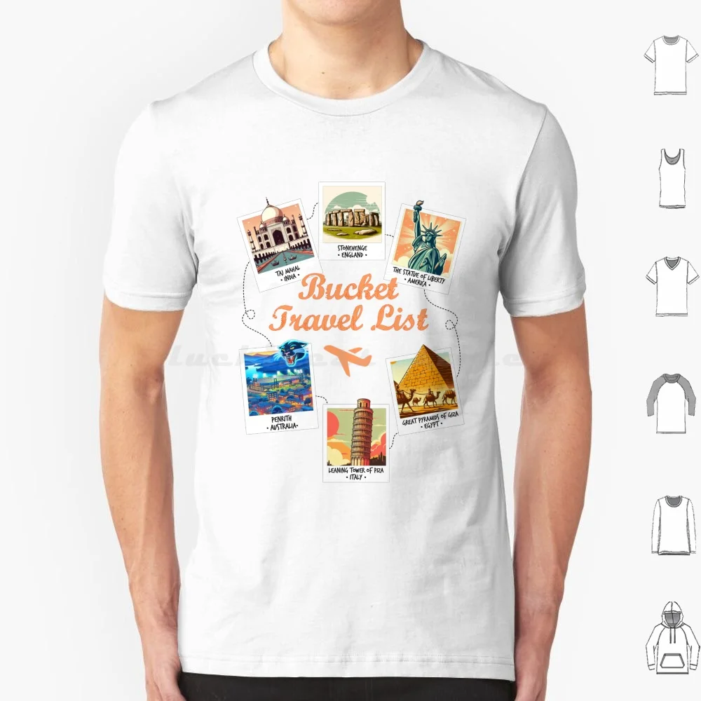 Penrith lista de viajes camiseta tamaño grande 100% algodón Penrith Western Sydney viaje peculiar Pantera Power locales lanza gema oculta