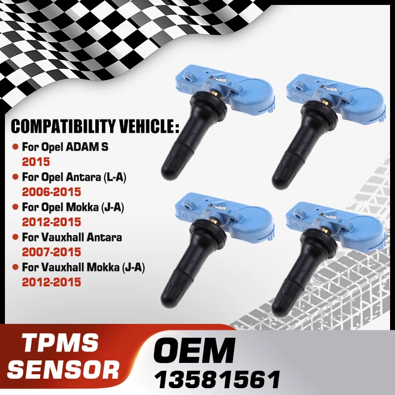 

Car TPMS Tire Pressure Sensor Monitoring System For Opel ADAM S Opel Antara Opel Mokka Vauxhall Antara Vauxhall Mokka 13581561