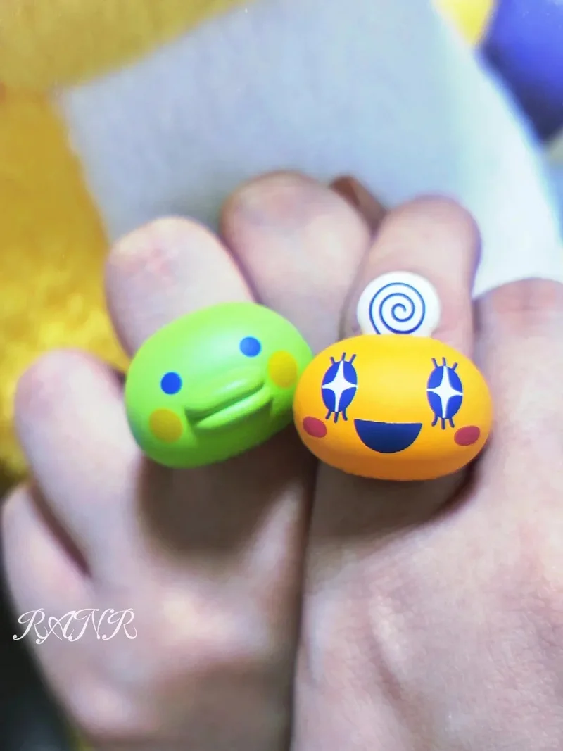 Bandai Tamagotchi Big Head Decorative Ring Charms Twisted Eggs Pet Model Pendants Gifts Styling Character