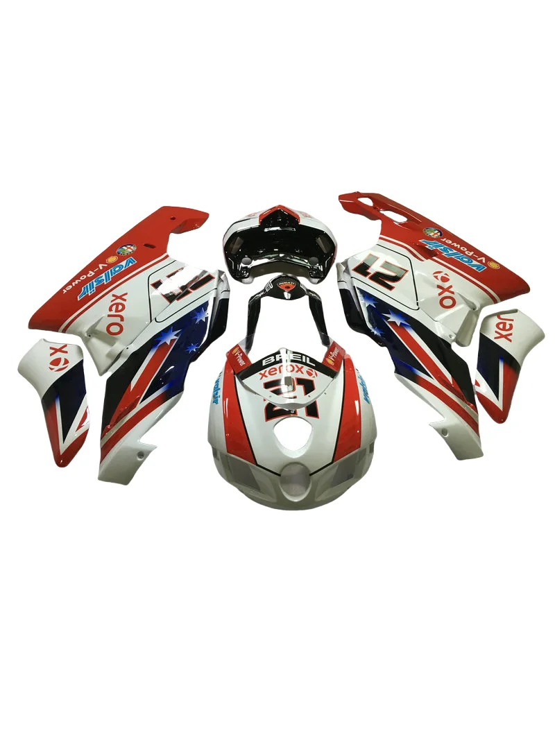 Red White Black High Quality Motorcycle Fairings Kit for DUCATI 749 999 2005 2006 05 06 Injection Fairing Bodywork Set