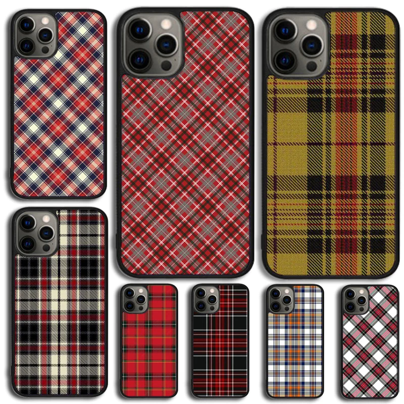 Clan Stewart Dress Tartan Plaid Phone Case Cover For iPhone 15 16 14 Plus 11 12 mini 13 Pro Max Apple X XR XS max