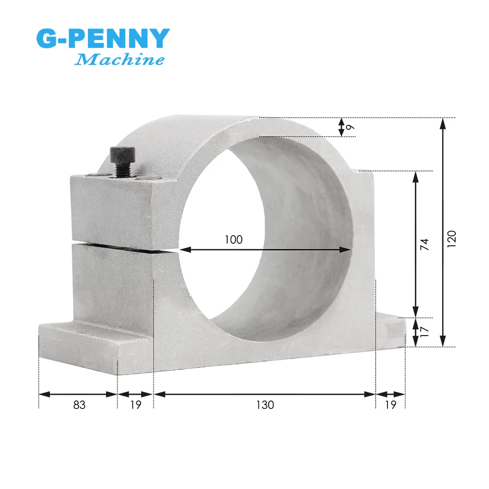 G-PENNY 3.5kw ER20 metal working spindle kit engraving steel copper iron stainless steel & 3.7kw inverter & 150w water pump