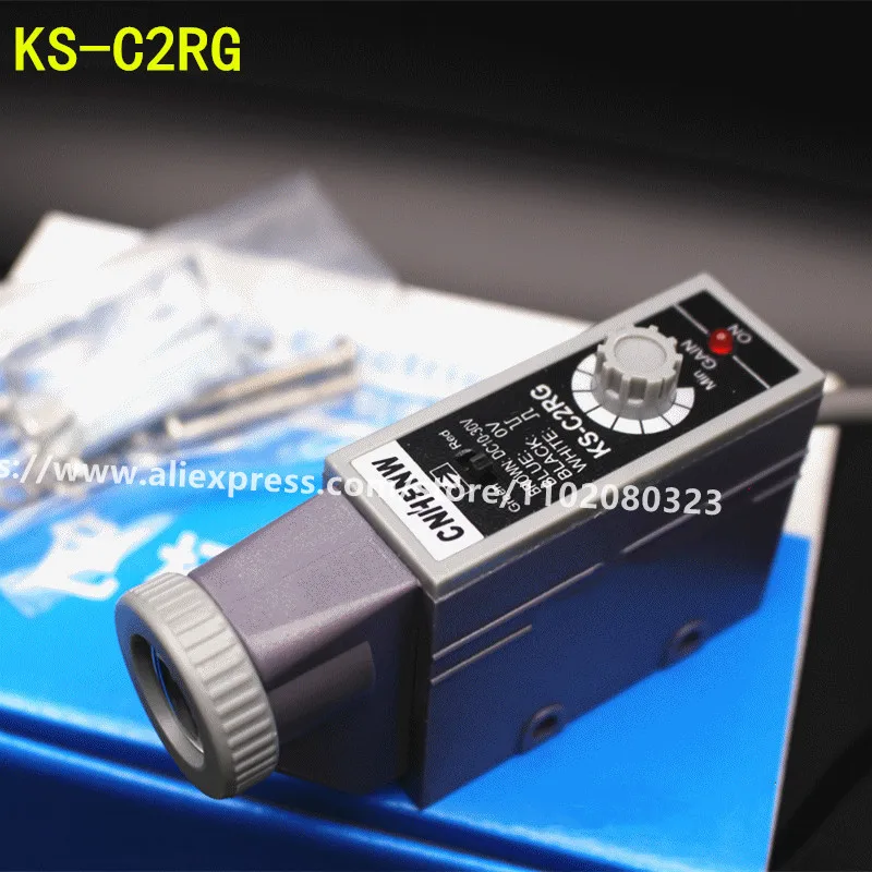 KS-C2RG KS-C2WG KS-C2GB KS-C2WB Color Mark Sensor Two-color Light Aource Bag Making Machine Photoelectric Eye Correction Sensor