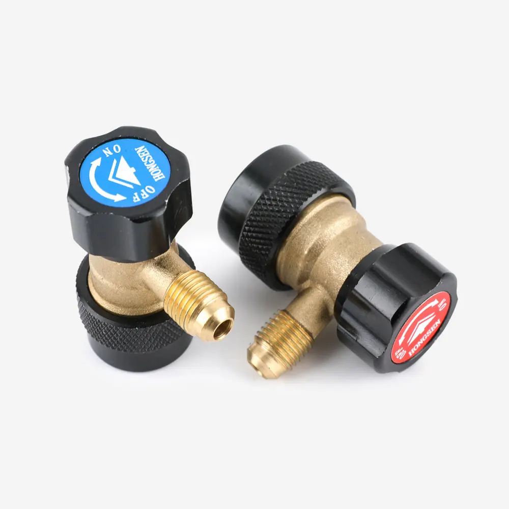 1pc Auto Accessories Car Air Conditioning Coupler Car Refrigerant Manifold Connector Car Air Conditioning Connect Adapter