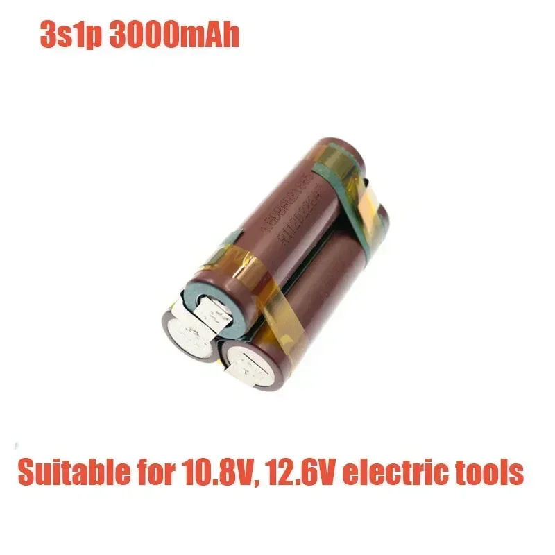 12V 18650 hg2 battery 6000mAh 20amps for 12.6v screwdriver battery weld soldering strip 3S 3S2P 12.6v battery pack (customize)