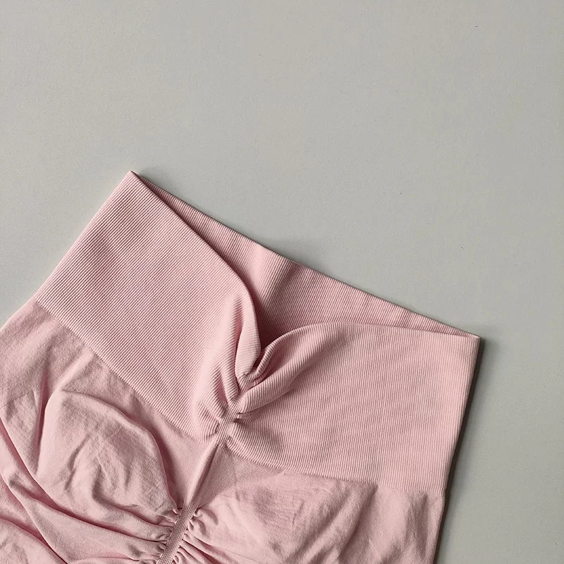 Yoga-Shorts mit hoher Taille, gerafftem Bund und formendem Effekt, 3 Zoll, Bauchstütze, atmungsaktiv, elastisch, Fitness-Shorts für Damen, Pilates, Fitnessstudio – Detail 27