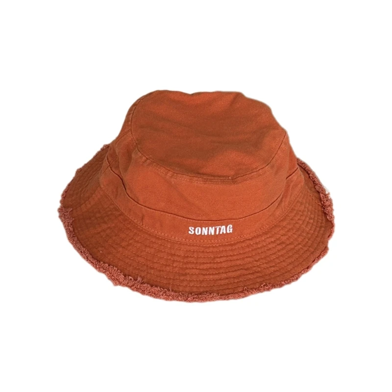 Fisherman Hat Bucket Hat for Girls Fashion Embroidery Casual Hat for Sports Gym Mountain Camping Hat Outdoor Activity