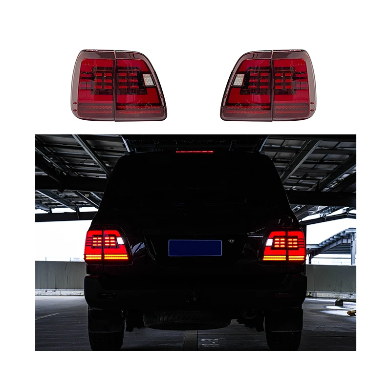 

1998-2007 для Toyota Land Cruiser LC100 светодиодный задний фонарь