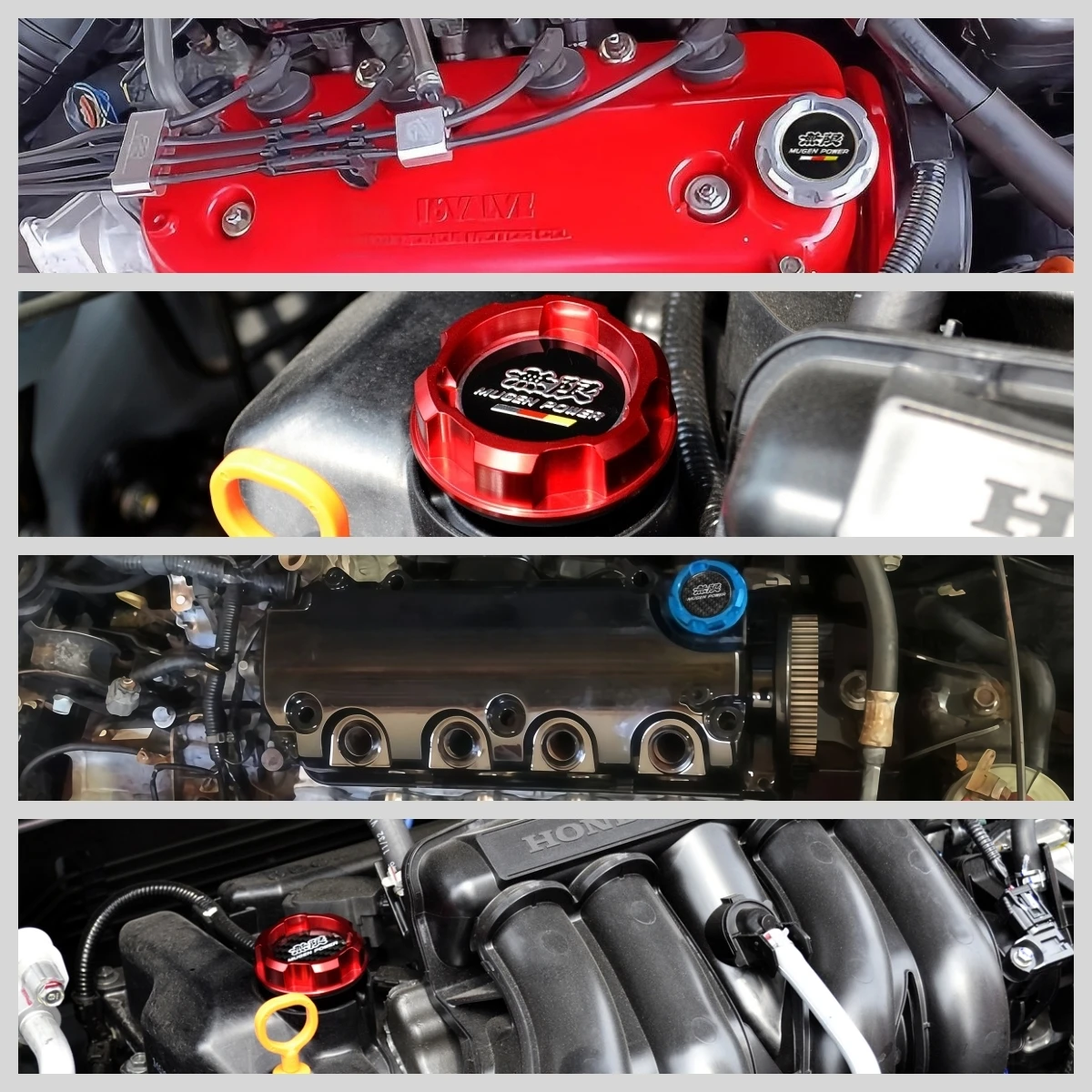 Aluminum ENGINE Oil Cap For Honda Accord SI Element ACURA INTEGRA S2000 PRELUDE CRV Civic Fit car accessories Mugen Power JDM