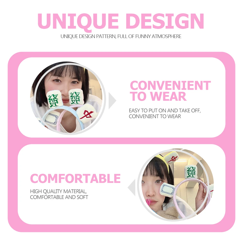

4 Pcs Headbands Girls Accessories Fabric Hoops Photo Prop Durable Safe Fabric Hair Hoops Party Cosplay Hair Tools