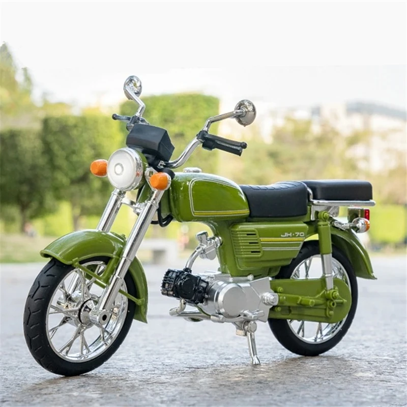 

1:10 JiaLing JH-70 Model Toy Motorcycles Metal Diecast Sound Light Shock Absorption Mini Motorbikes Gifts