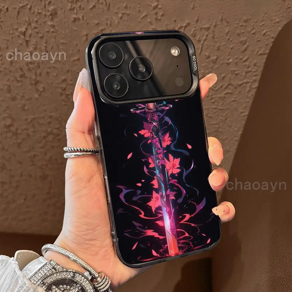 

A long sword Phone Case case for iPhone17 16 15 14 13 12 11 Pro/ Max/Plus shock-proof rear cover anti-fingerprint