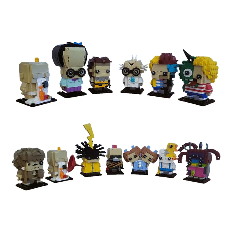 6249 pièces MOC Garbage Pail BricKidz Série complète Brickheadz Modèles de blocs de construction Jouets Architecture Cadeau de Noël Éducation