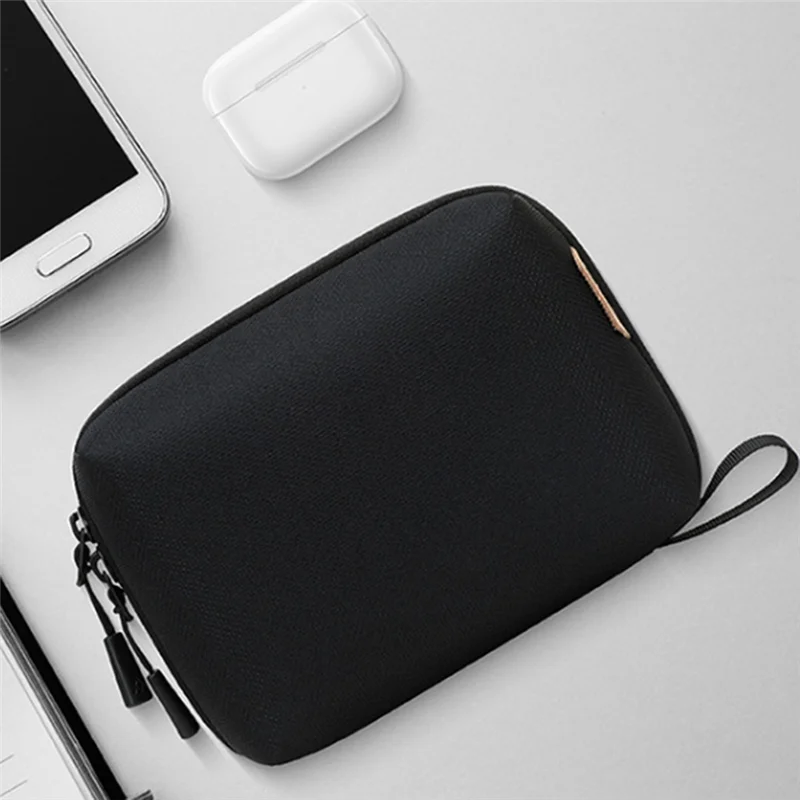 ABKI-Bolsa organizadora electrónica: almacenamiento portátil para banco de energía, cargadores USB y dispositivos para cables: bolsa de viaje esencial