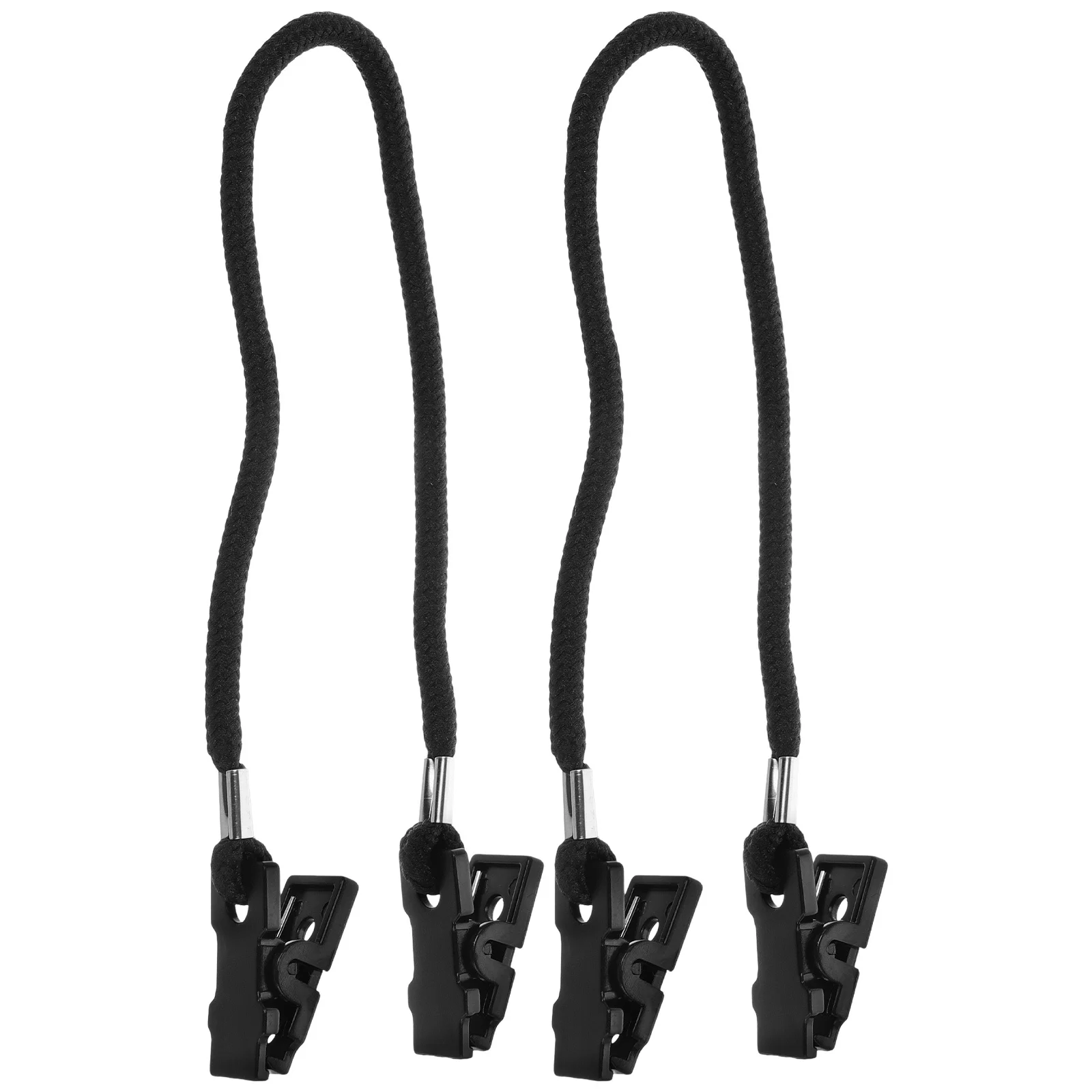 Cordão de óculos com clipe retentor de chapéu, 2 peças, alça ajustável à prova de vento para ciclismo, corrida, viagens, esportes ao ar livre, homens e mulheres