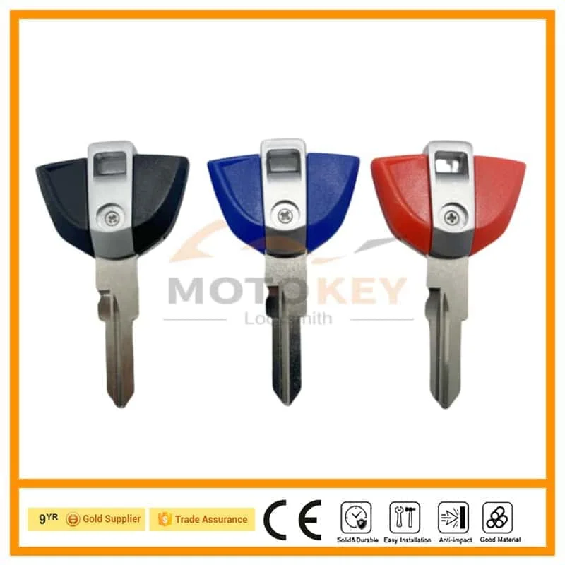 For BMW 310R G310GS G310R Blank Key Motorcycle Replace Uncut Keys can be placed anti-theft chip