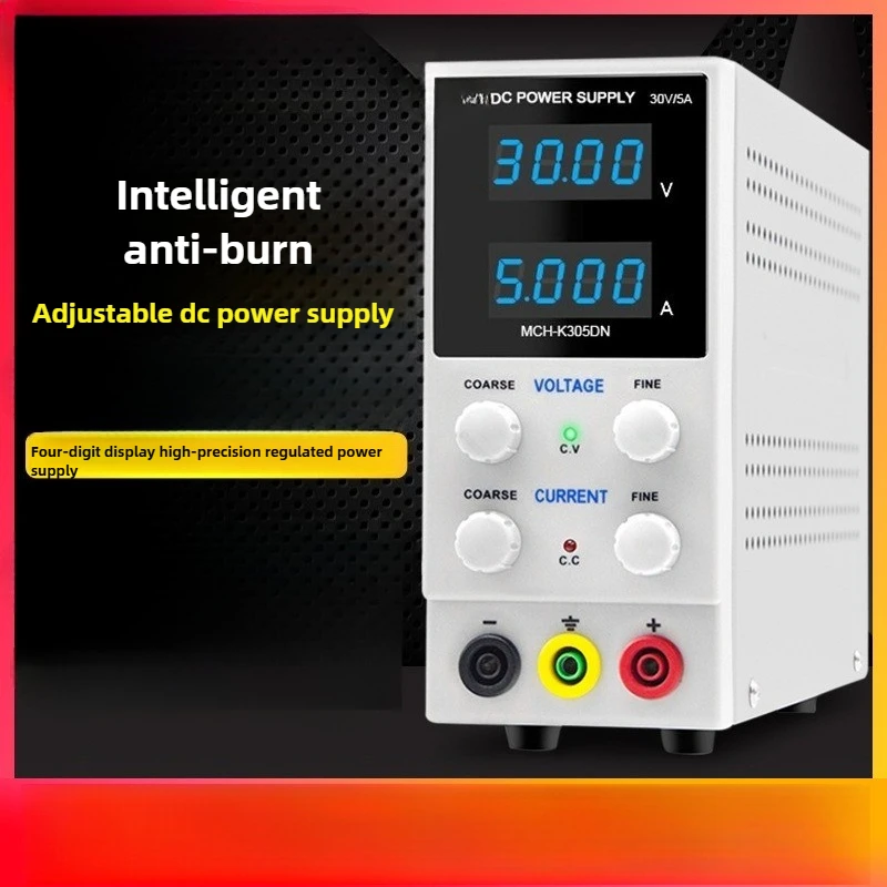 

Adjustable DC Regulated Power Supply 30V5A10A Digital Display High Ammeter Notebook Mobile Phone Maintenance DC Power Supply