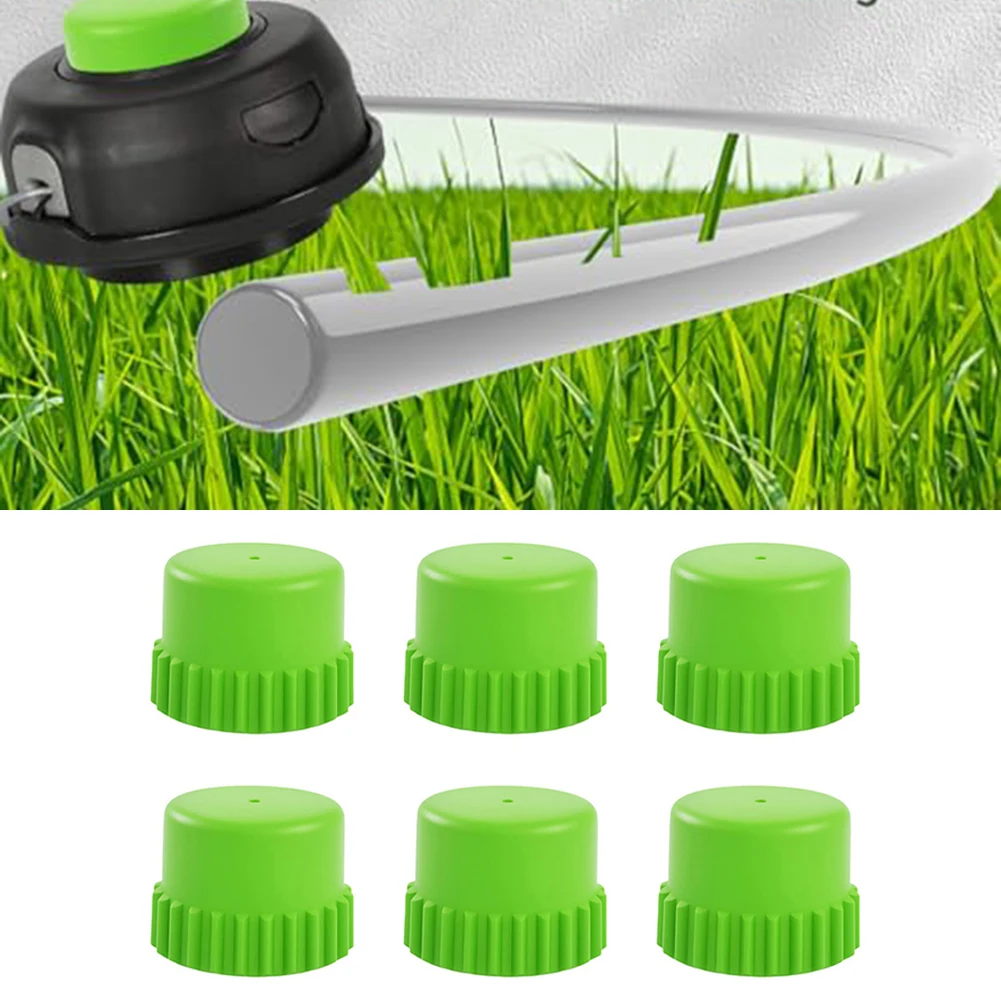 6 Pack Green SB00L00 Trimmer Bump Knob Cap For For Greenworks ST80L200 STG401 ST60V String Eater Head Replacement Parts