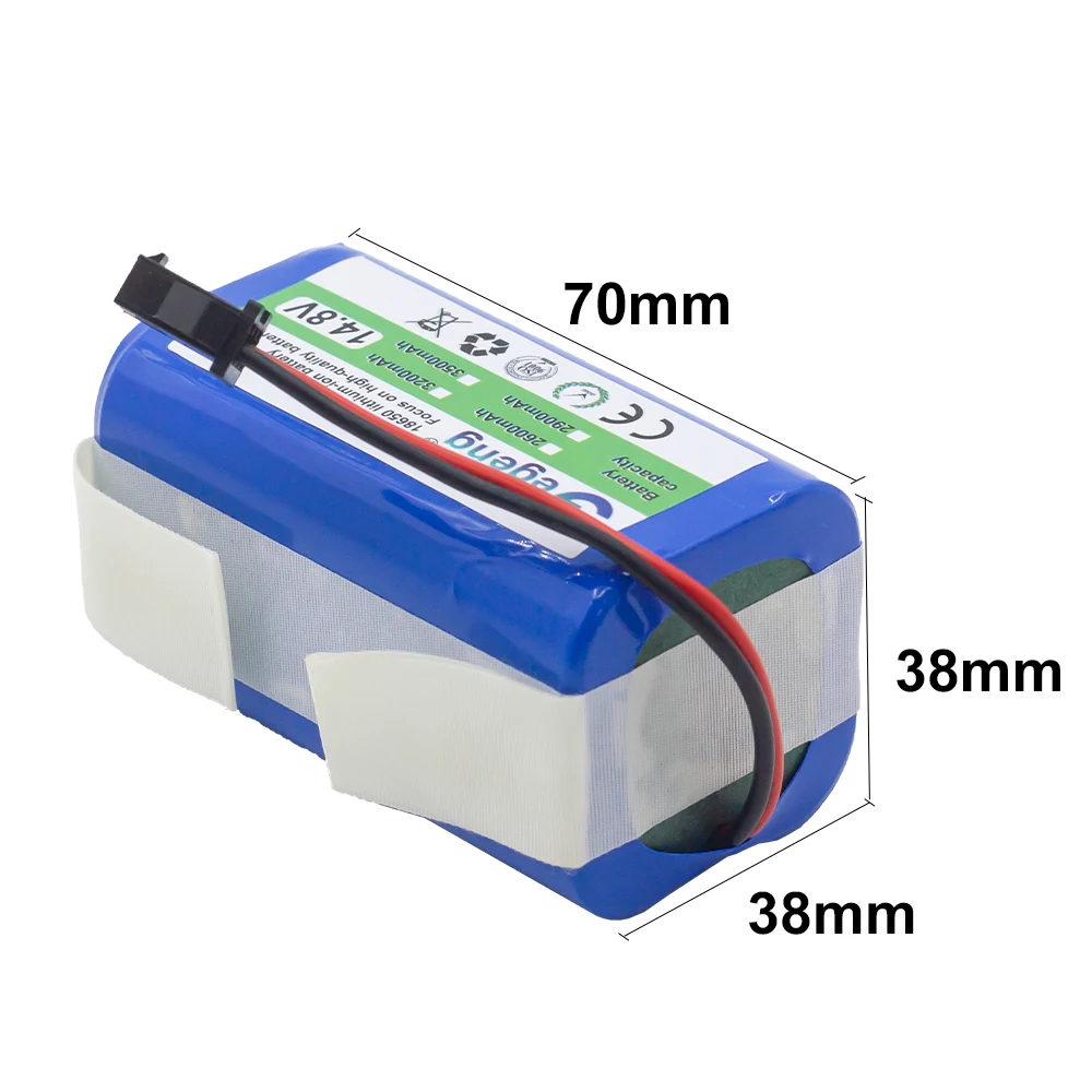 Gegeng 14.8V/14.4V 4 s1p 2600mAh bateria do odkurzacza forPanasonic/ILIFE/FLYCO/Eufy/POLARIS/RoboVac/Deebot /Conga Excellence